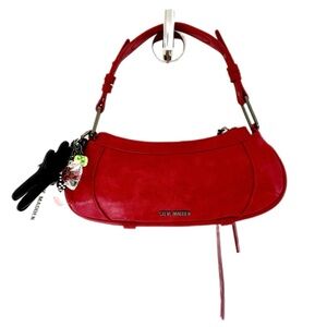 NWT! Steve Madden Cherry Red Shoulder Bag with charms